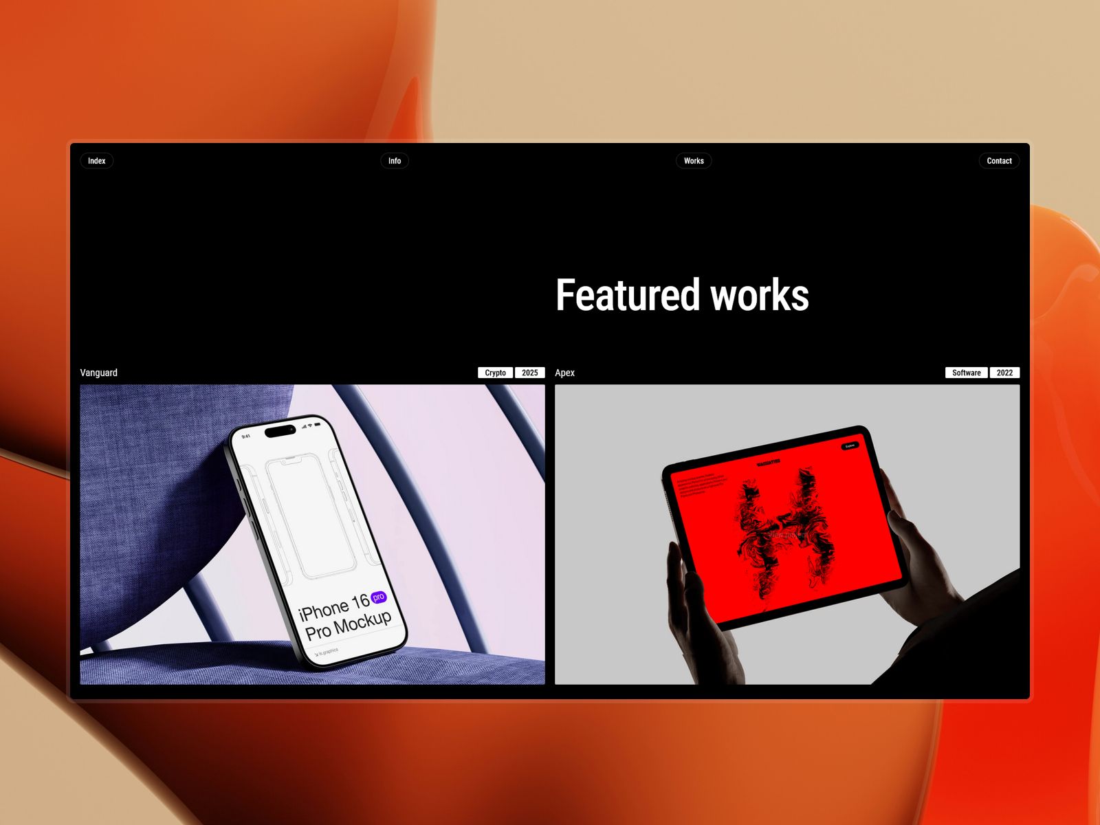 Cole — Creative Portfolio Website Template screenshot 4