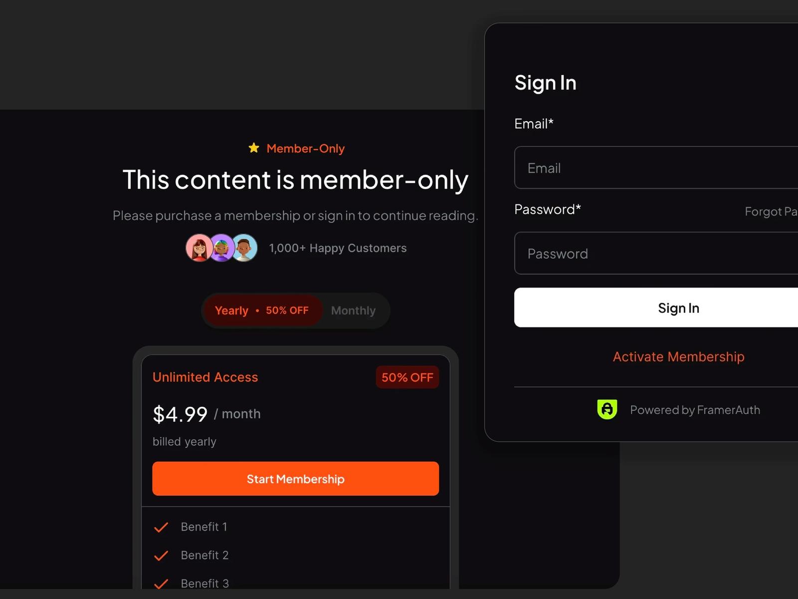 DesignerHub — Community Website Template screenshot 2