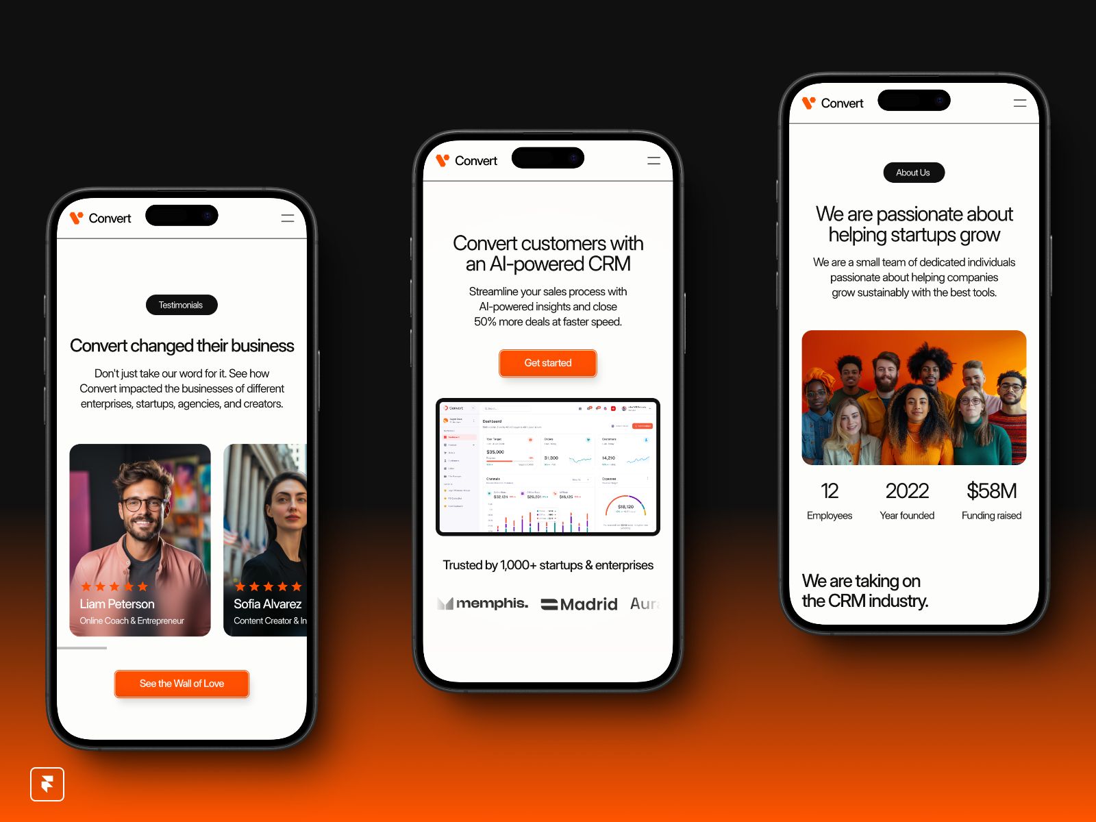 Convert — SaaS Website Template screenshot 4