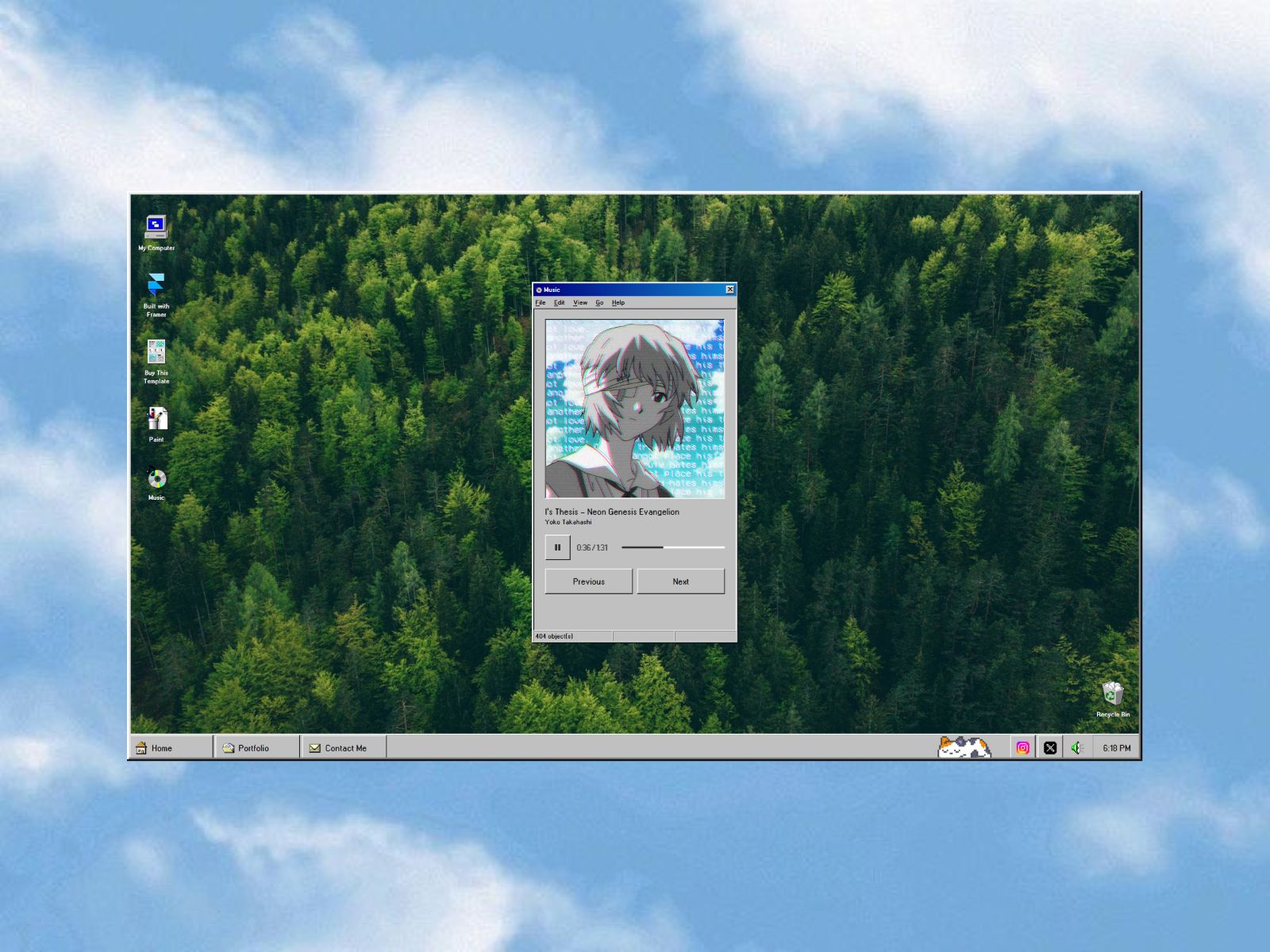 Retro'98 — Creative Website Template screenshot 4