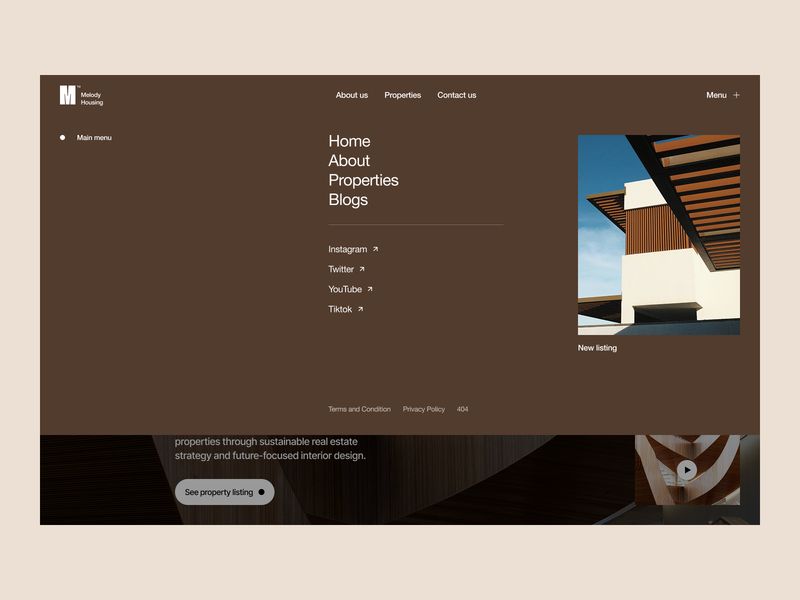 Mellody — Emlak Ofisi Web Sitesi Şablonu - Hover