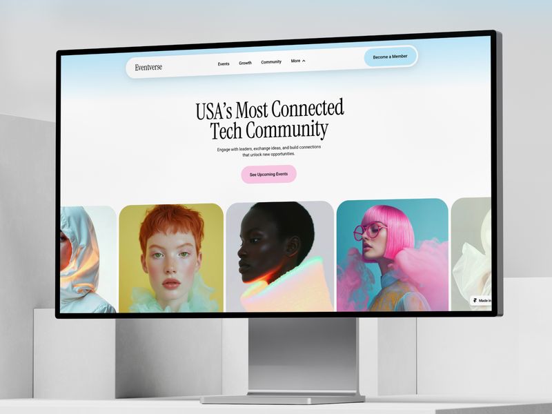 Eventverse — Topluluk Web Sitesi Şablonu