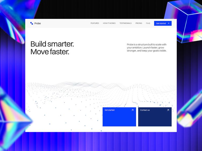 Probe — Açılış Sayfası Web Sitesi Şablonu