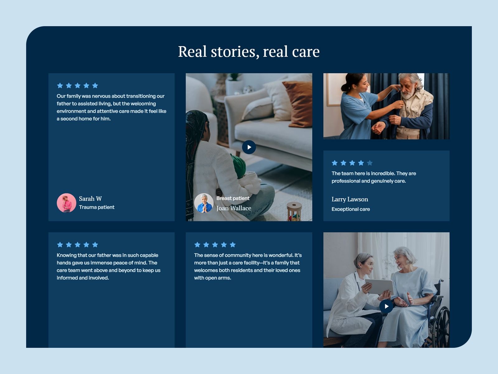 Senior Care — Community Website Template screenshot 4