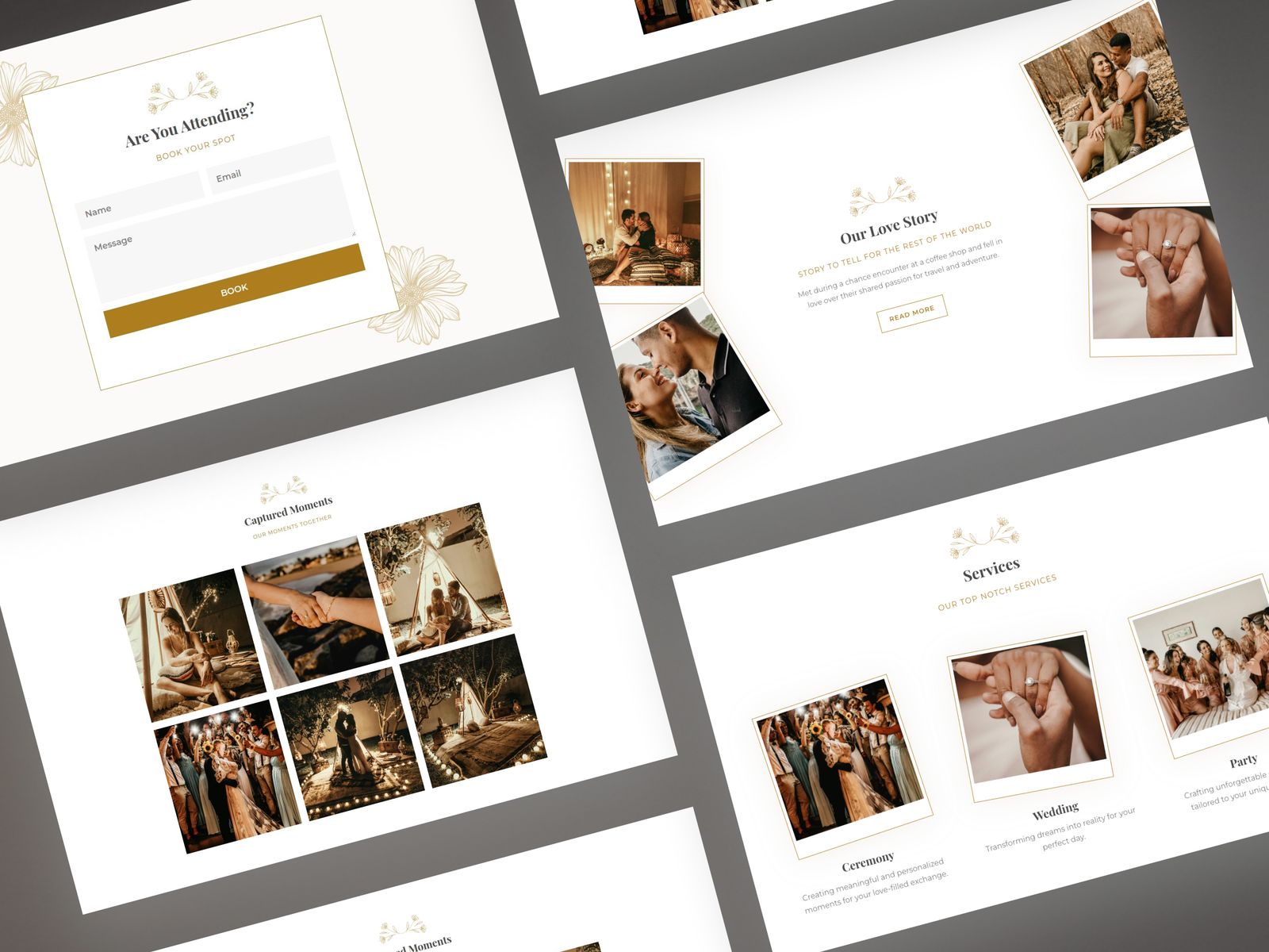 Amore — Wedding Website Template screenshot 4