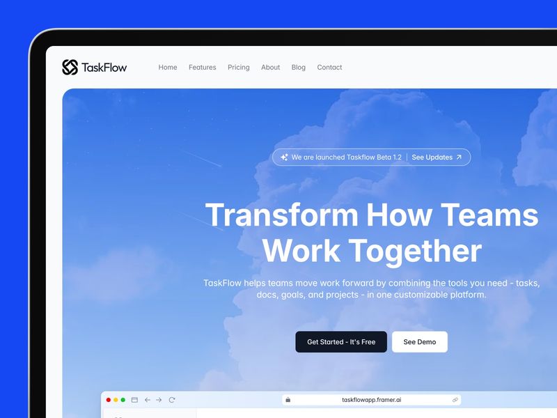 TheTaskFlow — SaaS Web Sitesi Şablonu