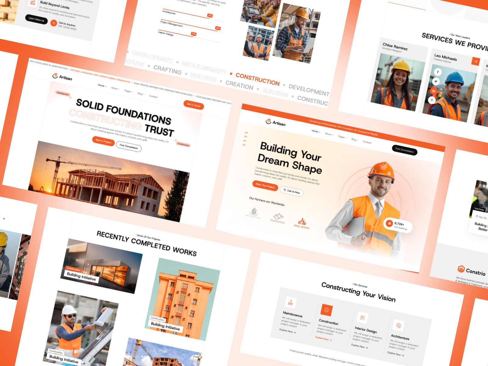 Conzone — Business Website Template screenshot 4