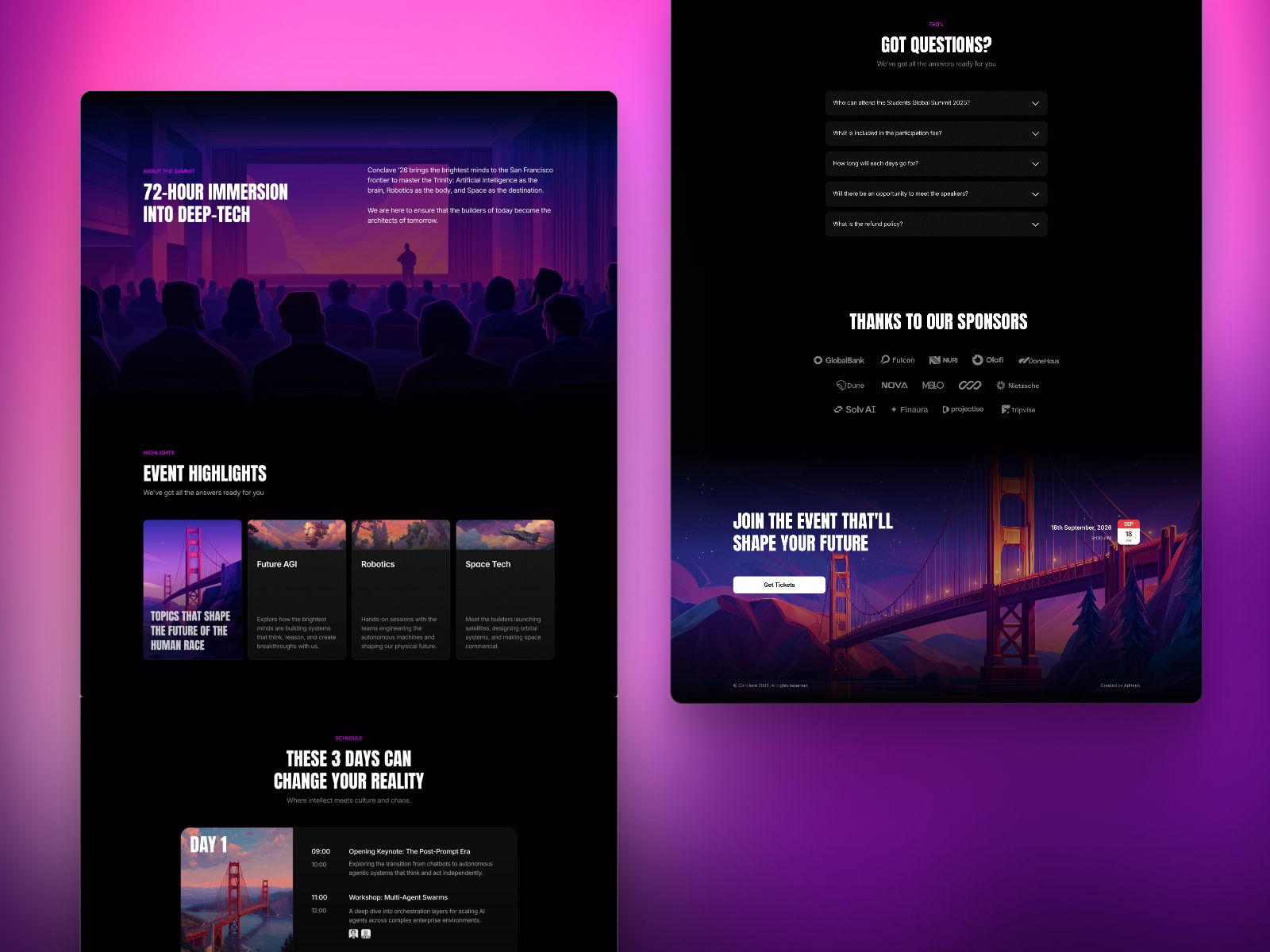 Conclave — Community Website Template screenshot 3