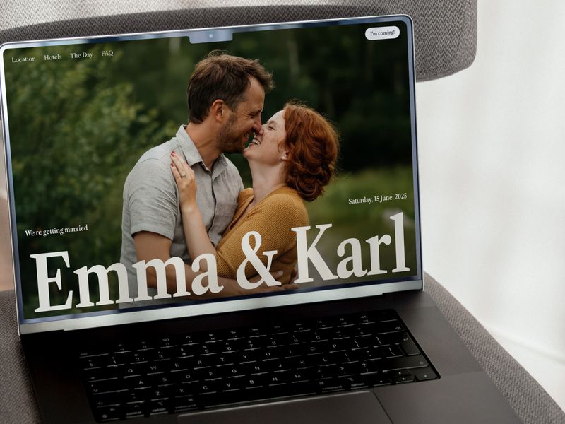 Darling — Düğün Web Sitesi Şablonu