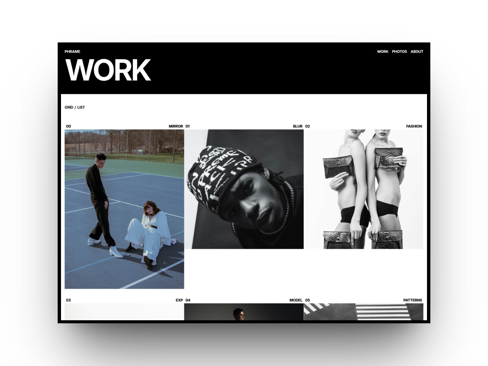 Phrame — Creative Website Template screenshot 3