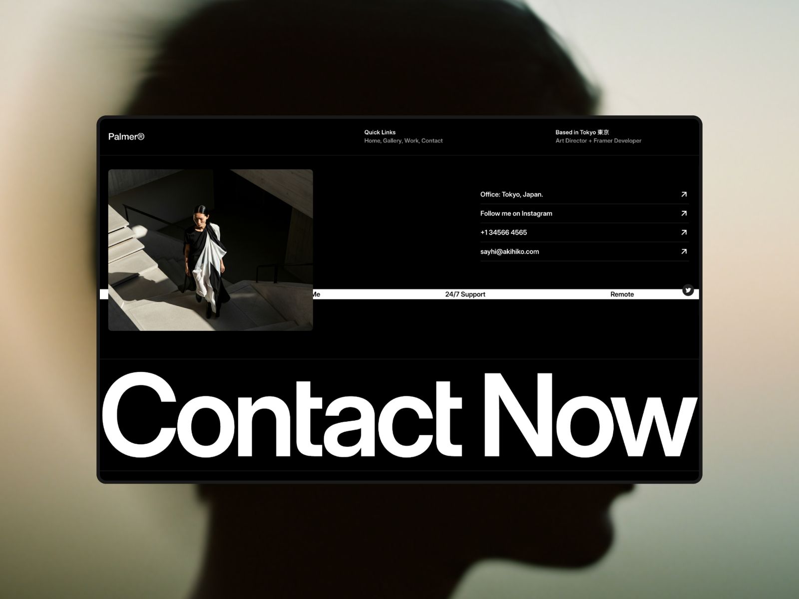 Palmer — Minimal Portfolio Website Template screenshot 4
