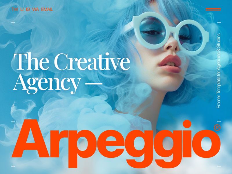 Arpeggio — Portföy Web Sitesi Şablonu