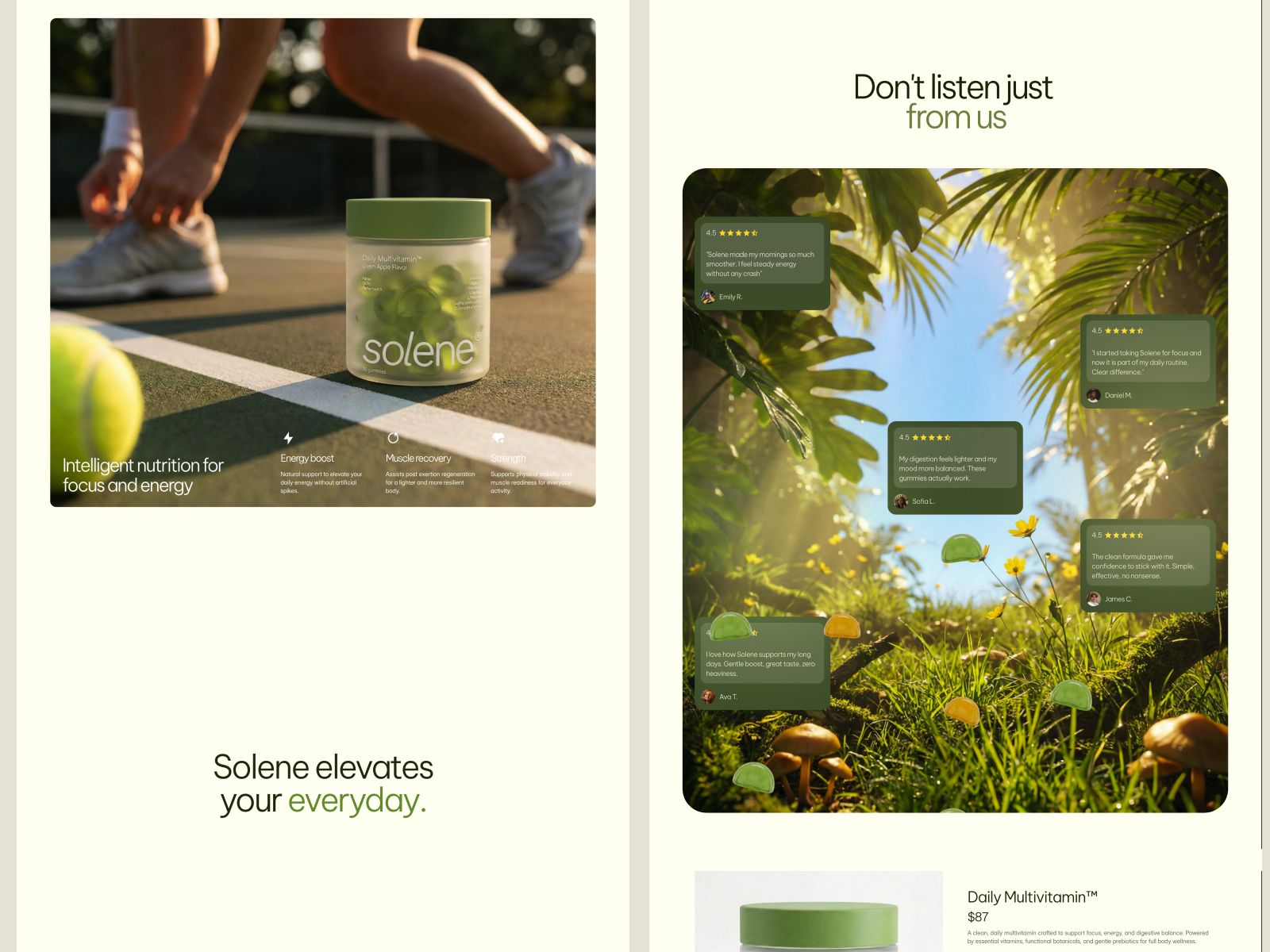 Solene® — Community Website Template screenshot 3