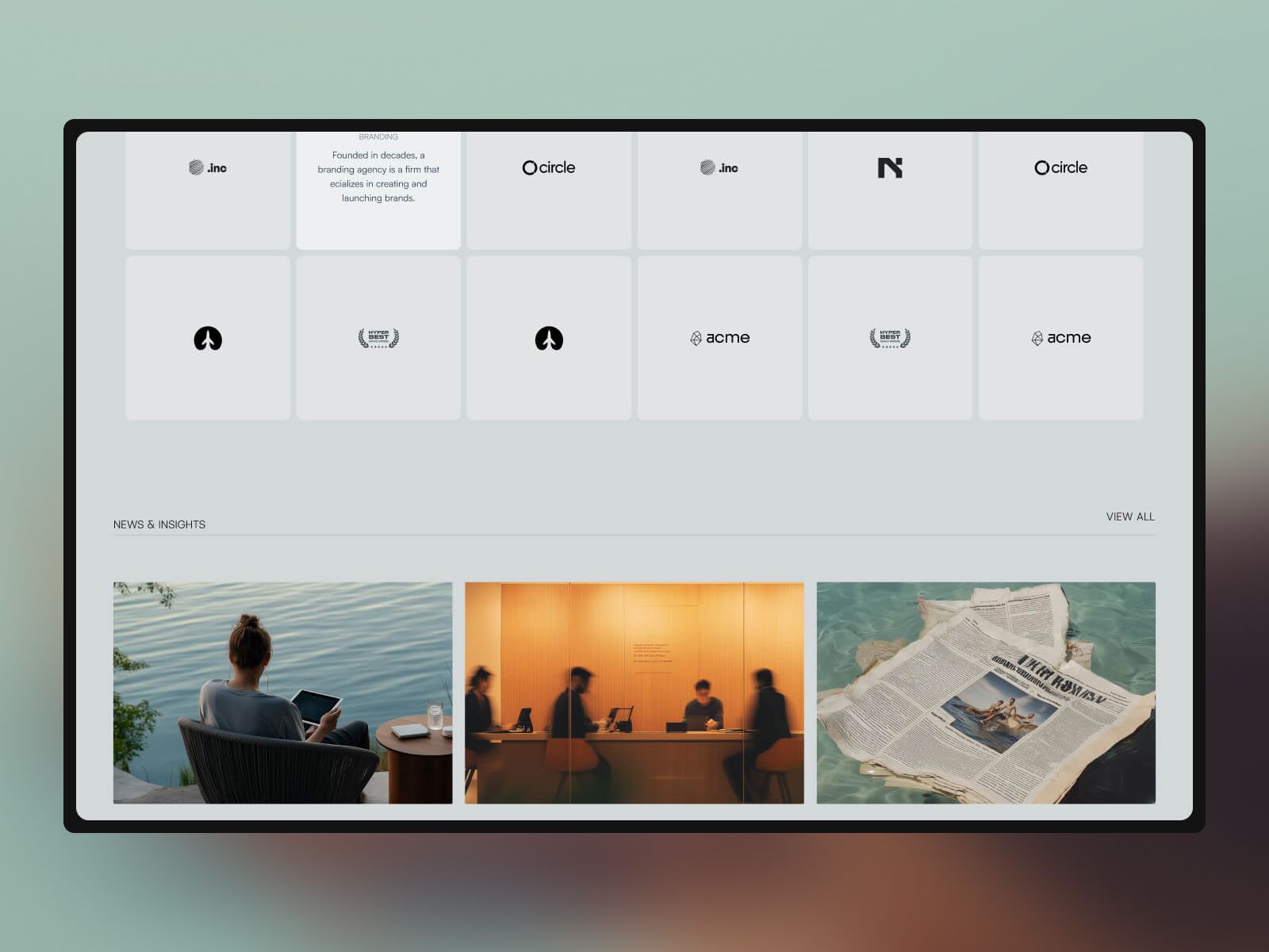 Sonido — Creative Portfolio Website Template screenshot 3