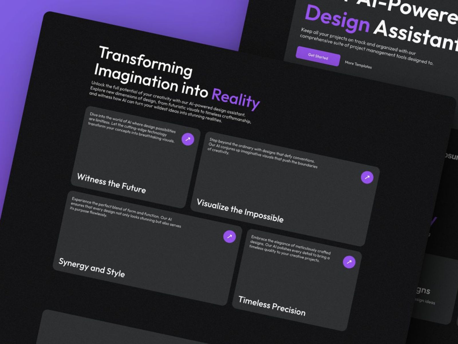 NajmAI — AI SaaS Website Template screenshot 4