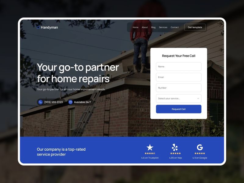 Usta — İnşaat Web Sitesi Şablonu