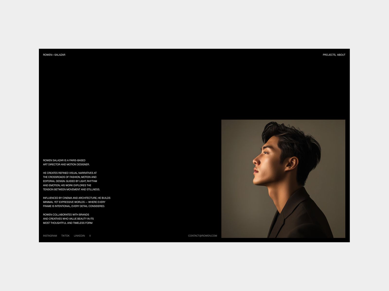 Rowen — Creative Portfolio Website Template screenshot 4