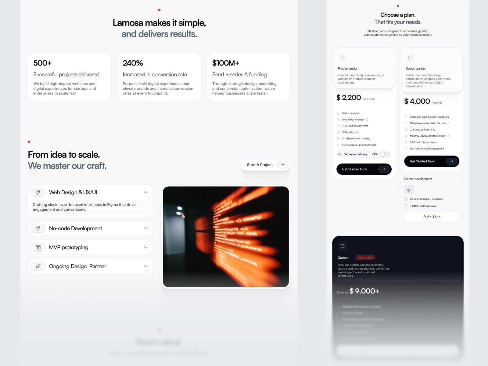 Lamosa — Business Website Template screenshot 3