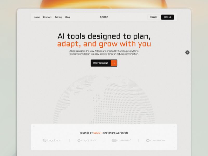 ABJAD — İşletme Web Sitesi Şablonu