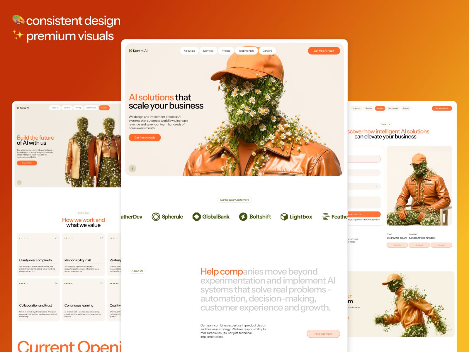 Kontra — Business Website Template screenshot 3