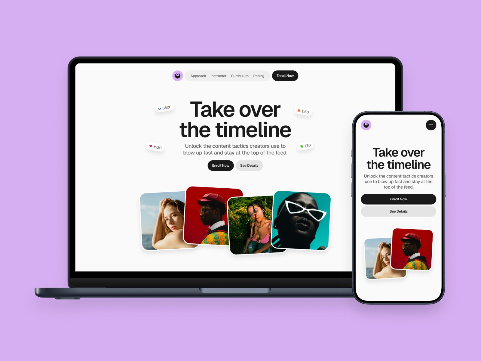 Tokko — Online Course Website Template screenshot 4