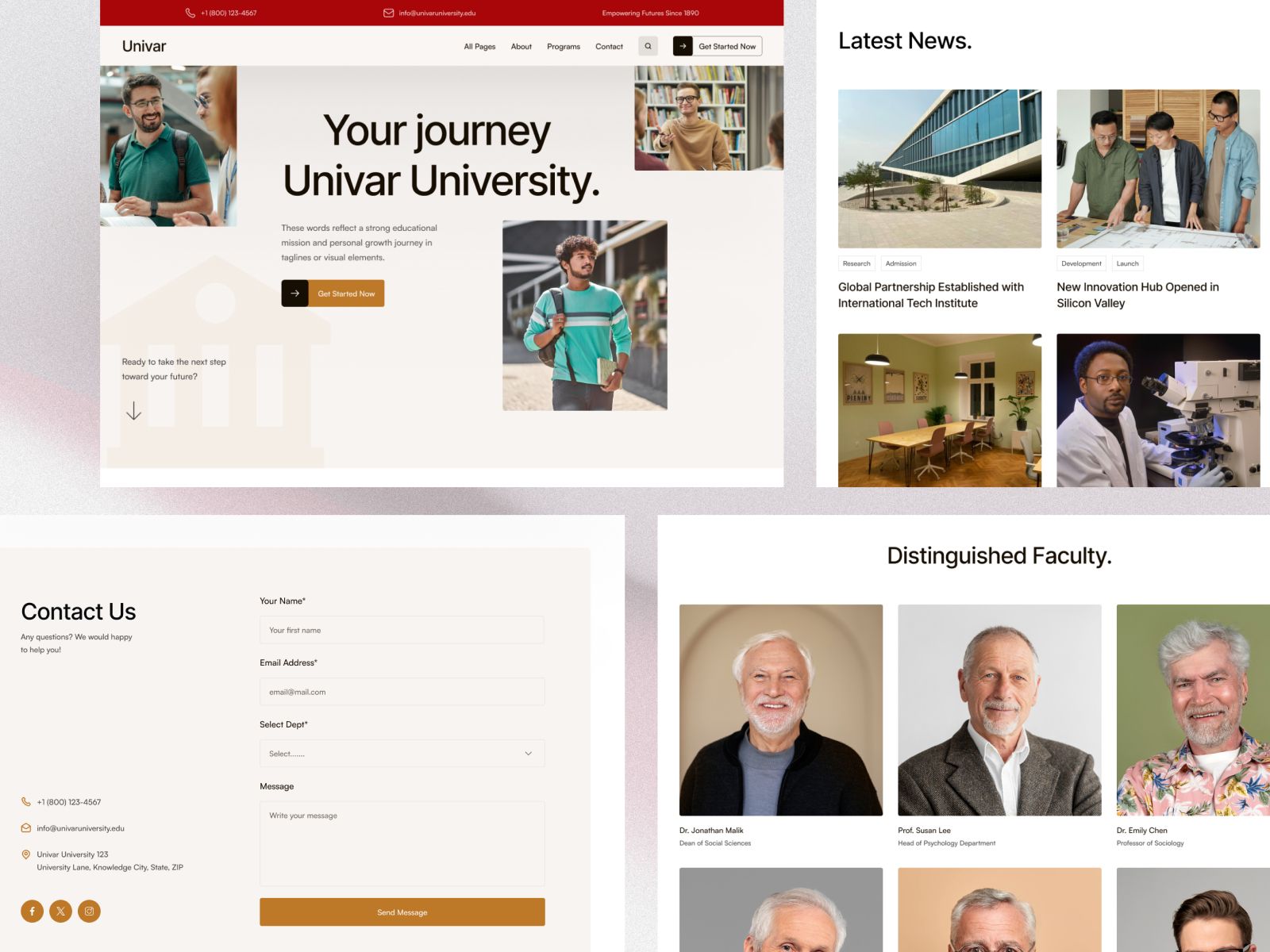 Edukate — Educational Website Template screenshot 3