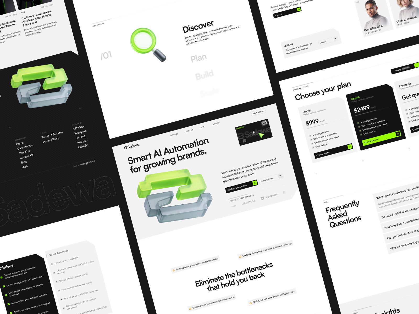 Sadewa — Business Website Template screenshot 3