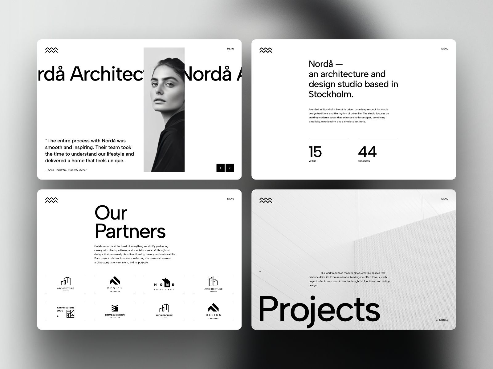 Nord-Å — Architecture Studio Website Template screenshot 4