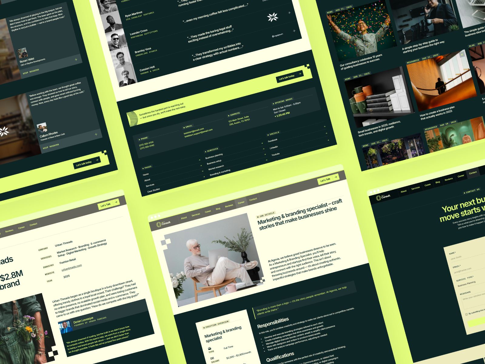 Agevia — Agency & Consultancy Website Template screenshot 3