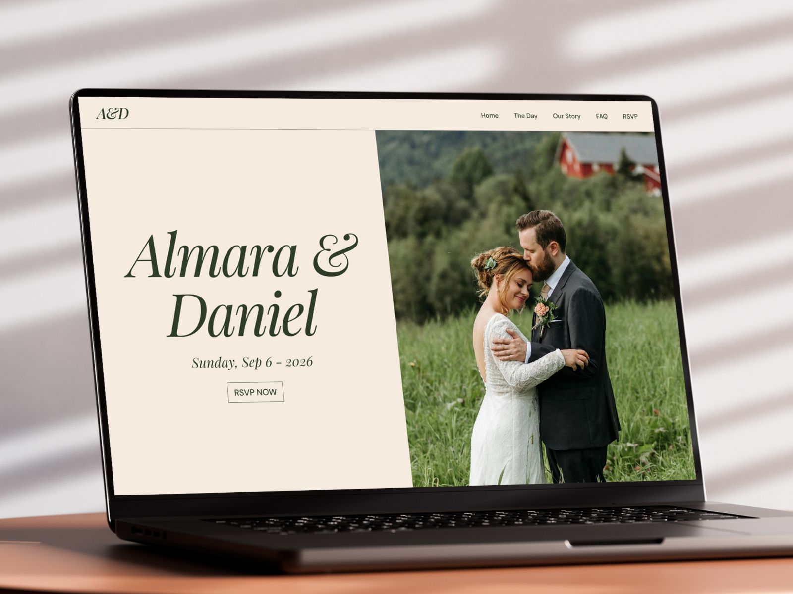 Almara — Wedding Invitation Website Template screenshot 4