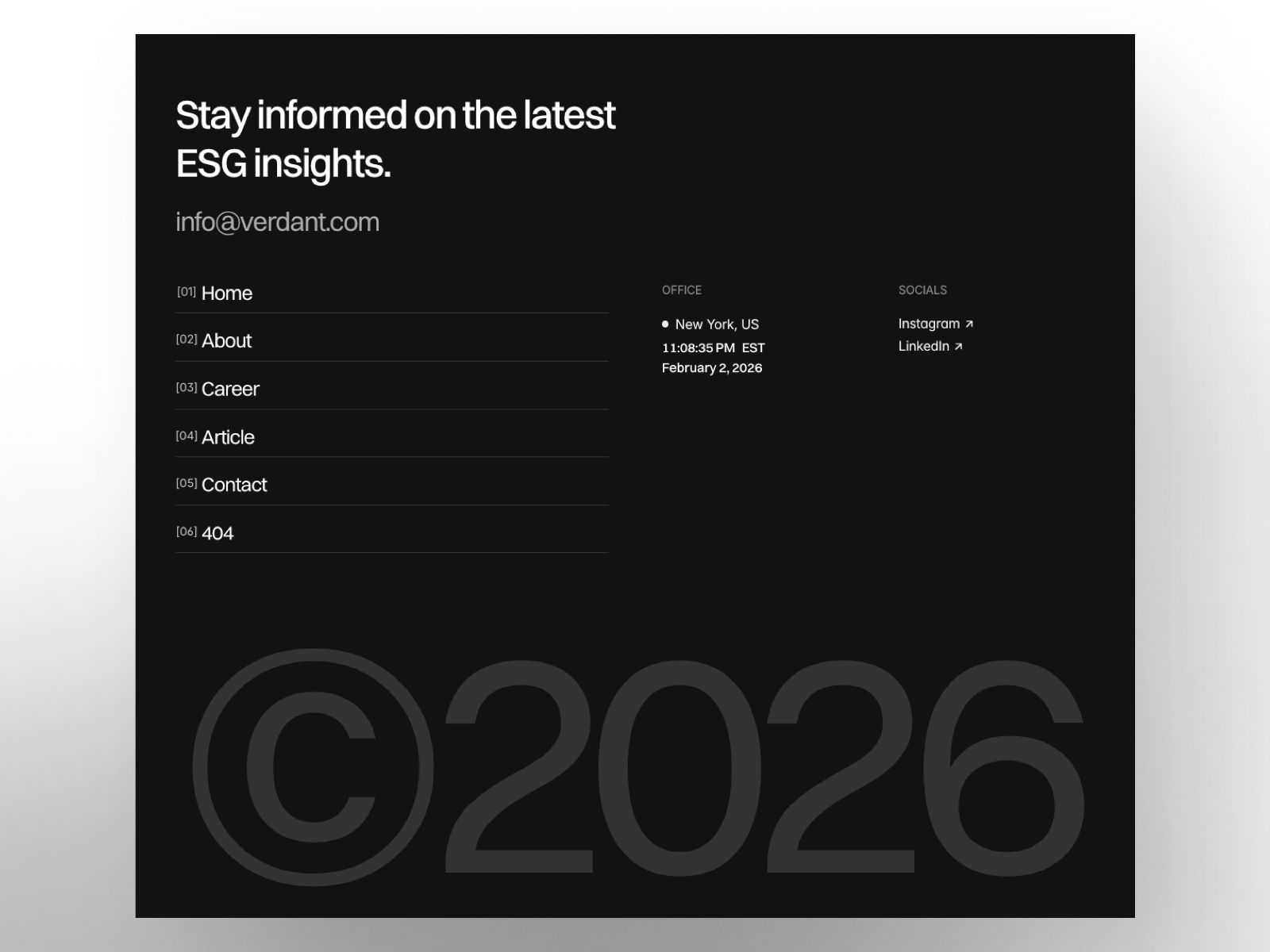 VerdantESG — Community Website Template screenshot 4