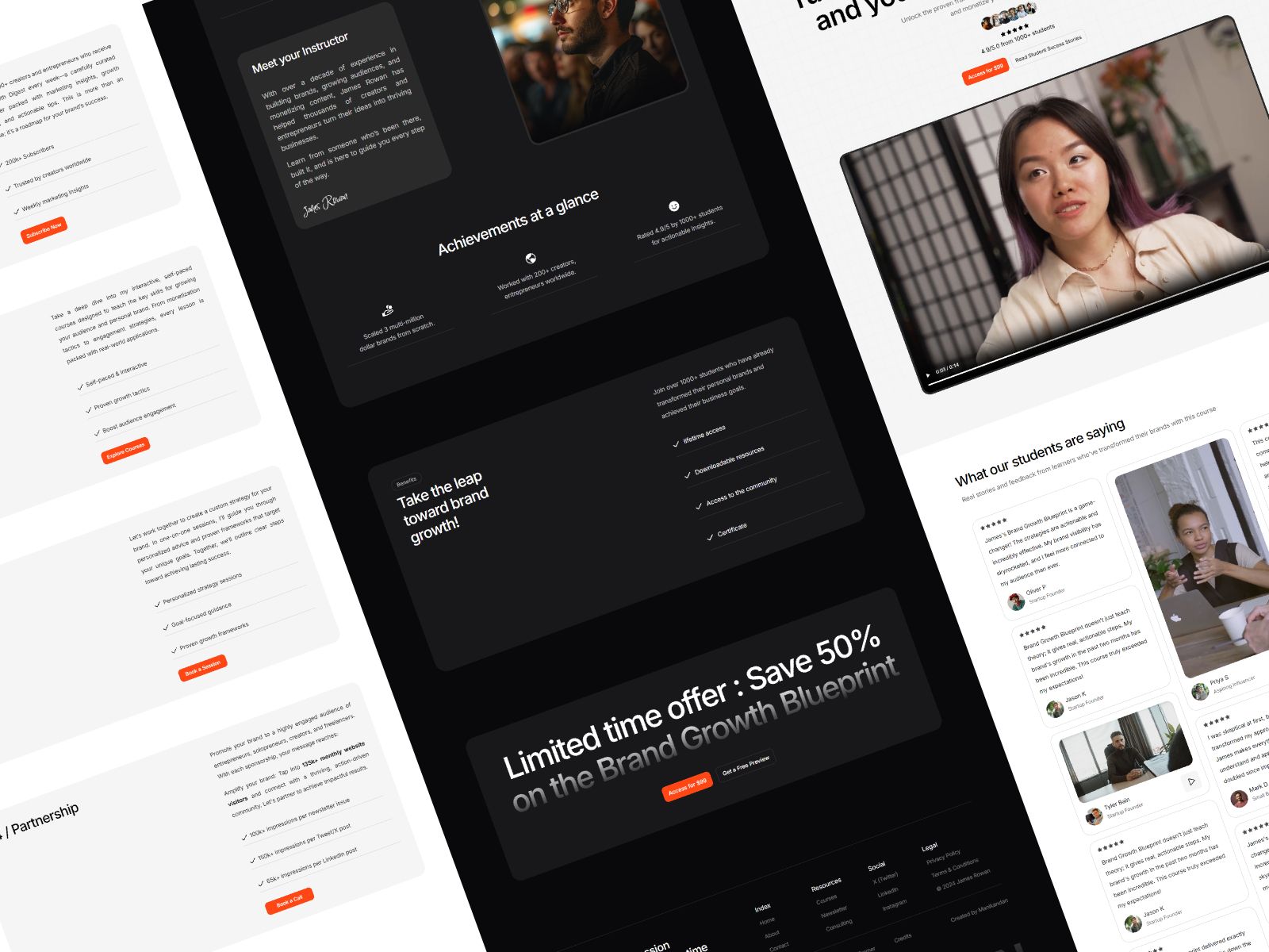 Loomis — Community Website Template screenshot 4