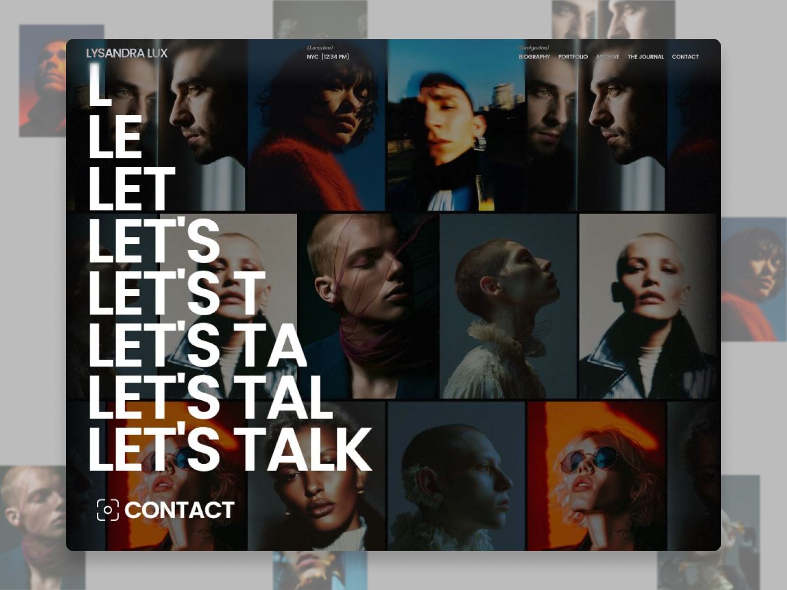 LYSANDRA — Creative Portfolio Website Template screenshot 4