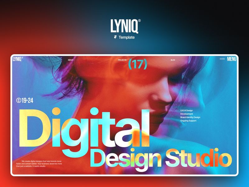 Lyniq — Yaratıcı Web Sitesi Şablonu