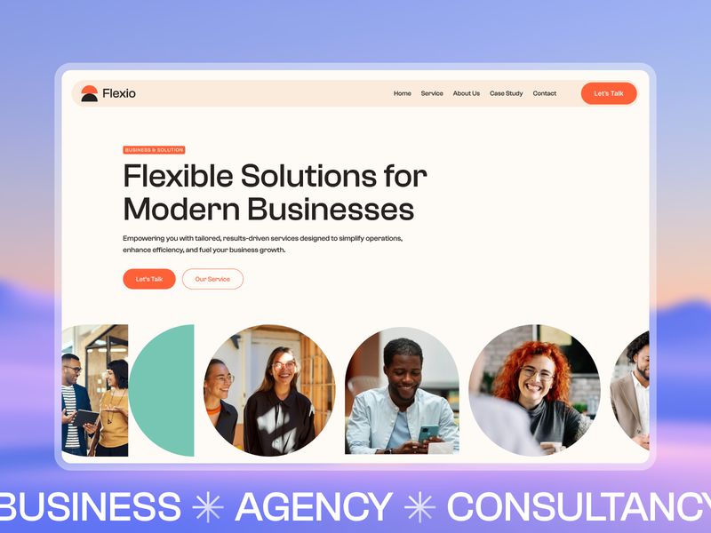 Flexio — Danışmanlık Firması Web Sitesi Şablonu