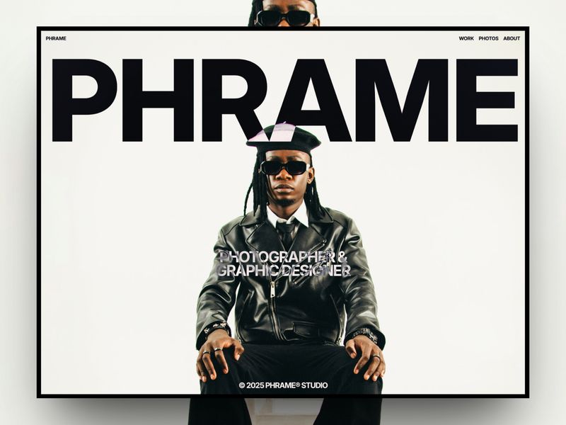 Phrame — Yaratıcı Web Sitesi Şablonu