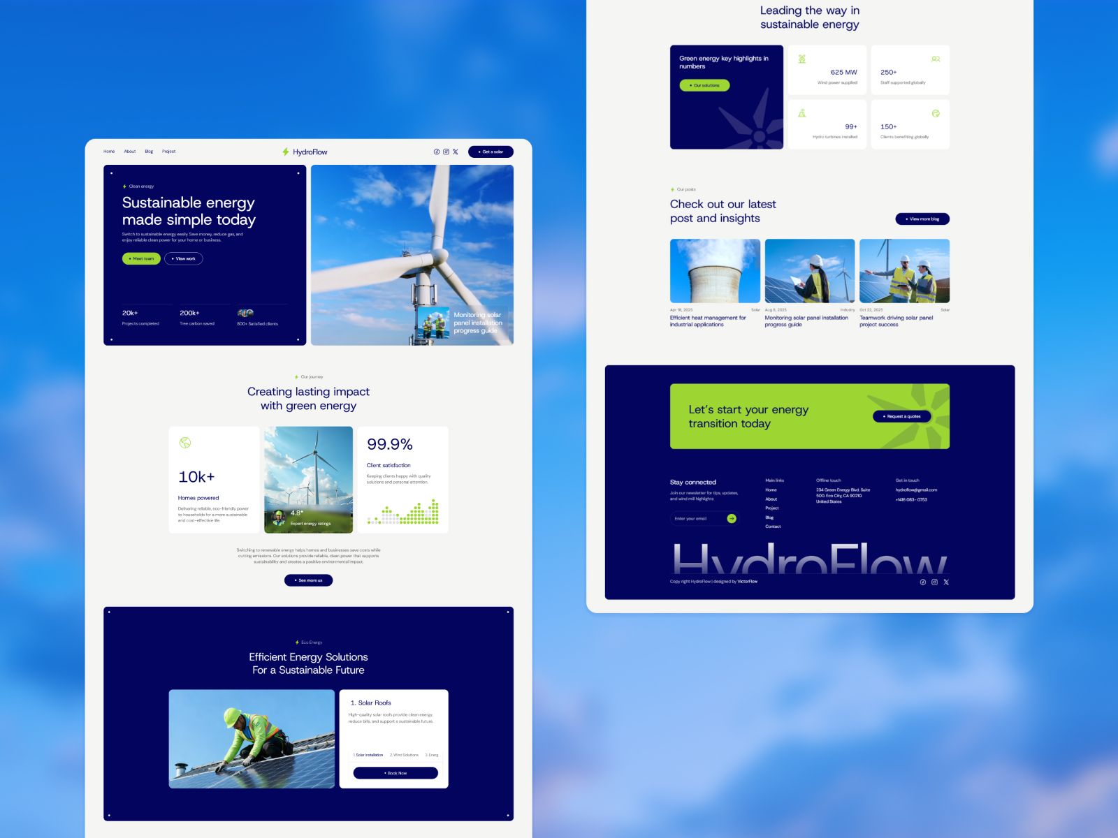 HydroFlow — Community Website Template screenshot 3