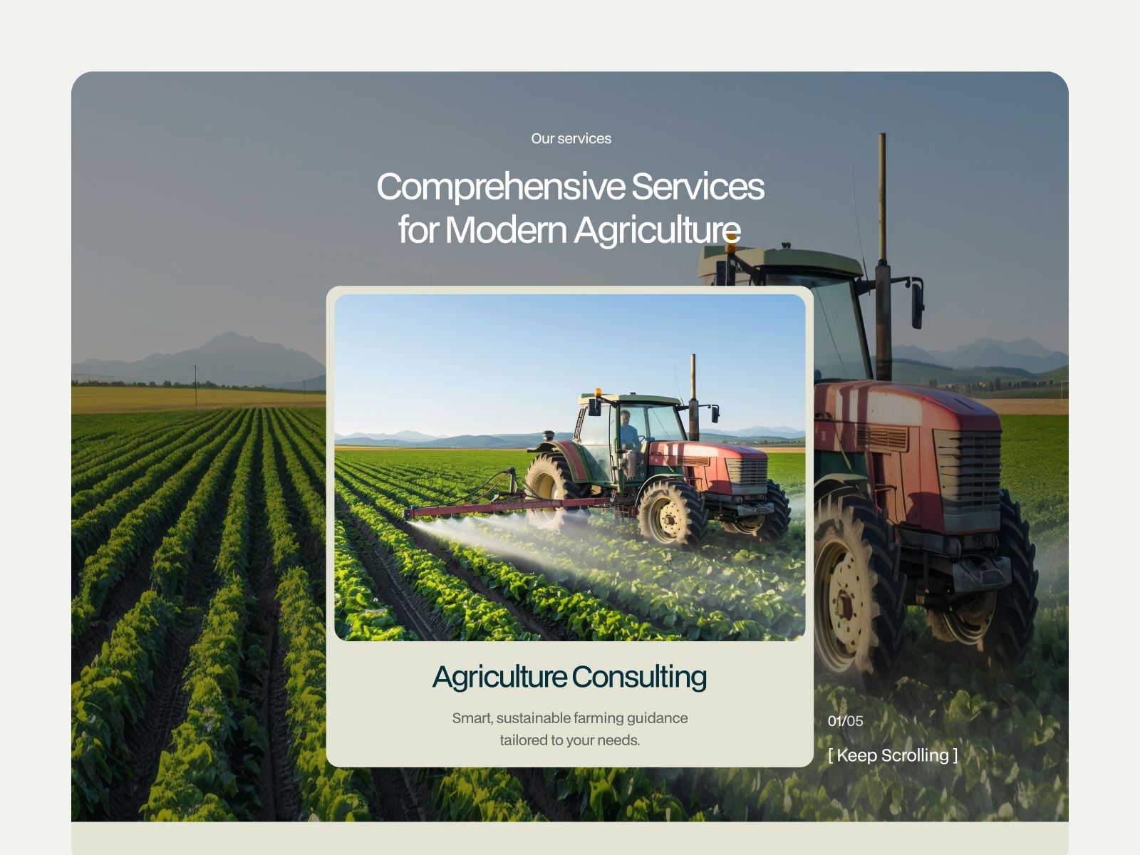 Farmio — Agriculture Landing Page Template screenshot 3