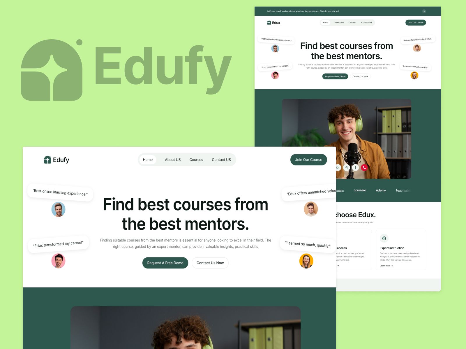 Edufy — Educational Institution Website Template screenshot 3