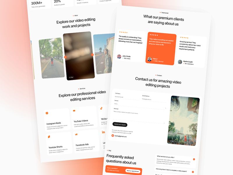 Videoship — Video Prodüksiyon Web Sitesi Şablonu - Hover