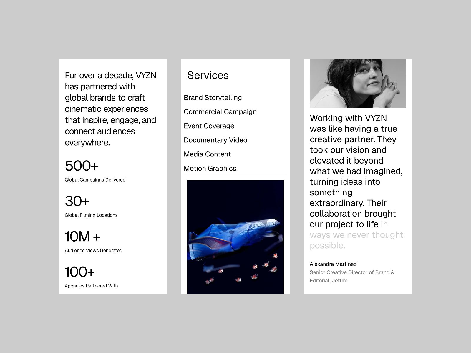 VYZN — Business Website Template screenshot 4