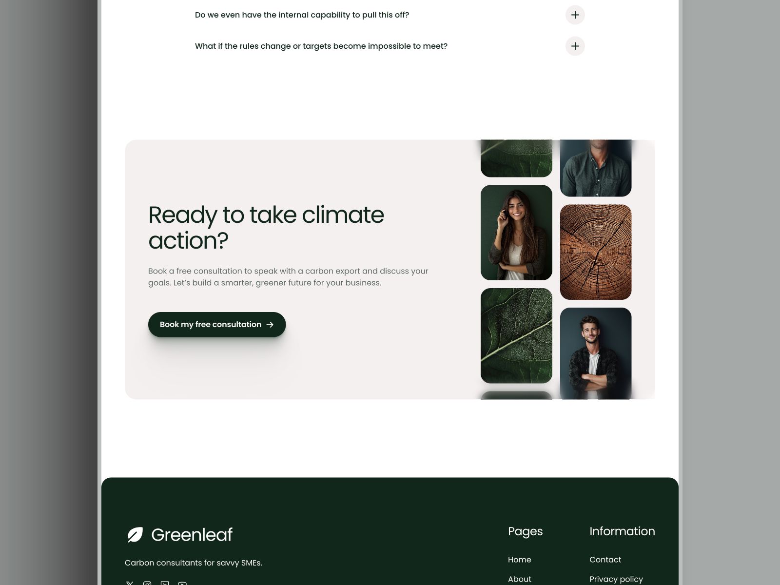 Greenleaf — Business Website Template screenshot 4
