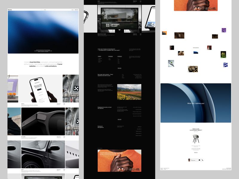 Minimuline — Yaratıcı Web Sitesi Şablonu - Hover