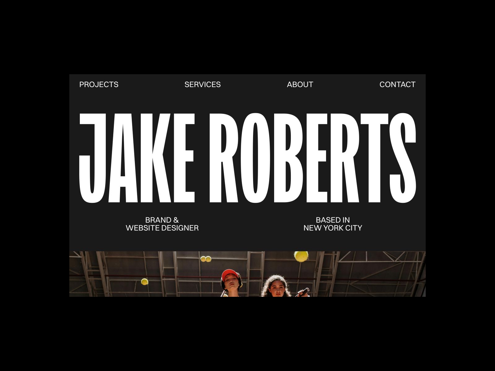 Jake Roberts — Personal Portfolio Website Template screenshot 3