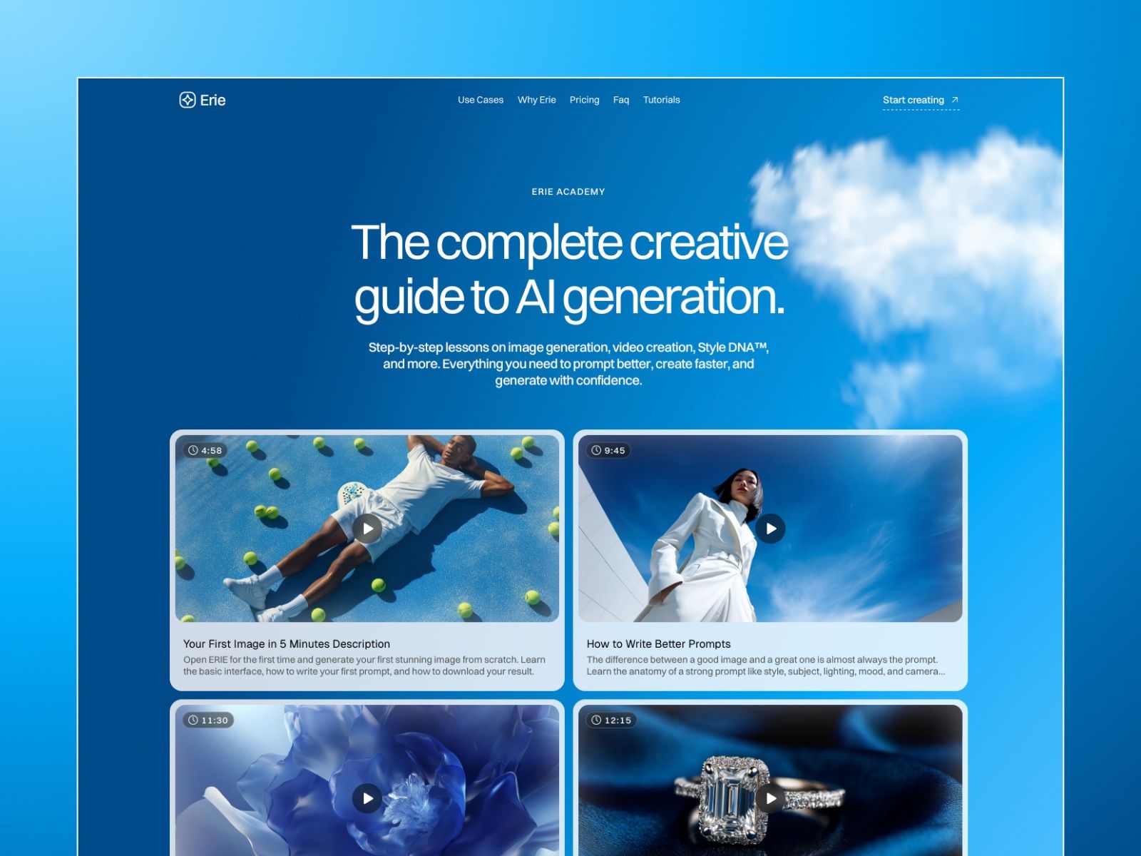 Erie — Business Website Template screenshot 3