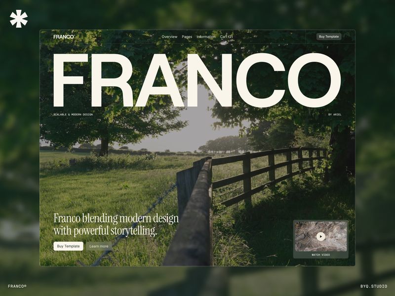 FRANCO® — Ücretsiz Web Sitesi Şablonu