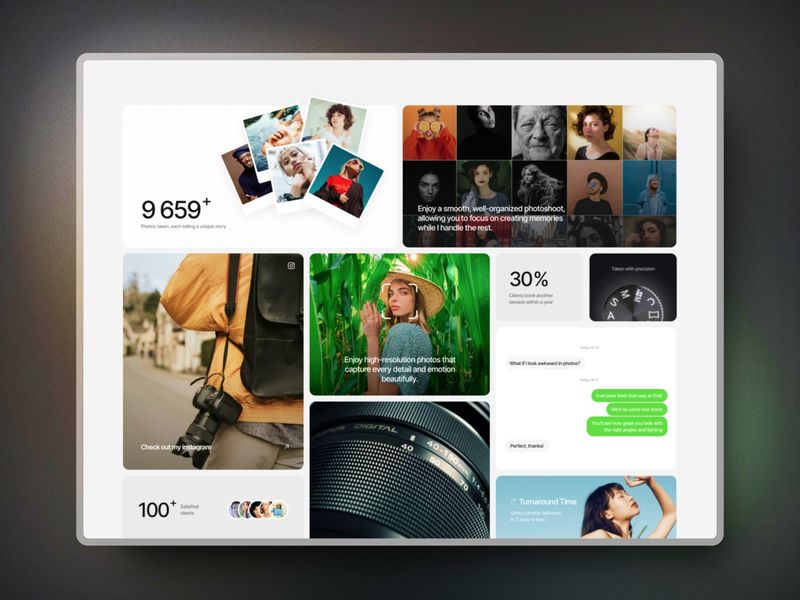 Captured — Fotoğrafçı Web Sitesi Şablonu - Hover
