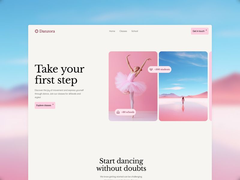 Danzora — Topluluk Web Sitesi Şablonu