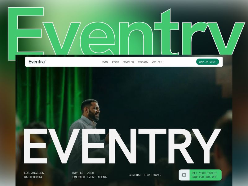 Eventry — Topluluk Web Sitesi Şablonu