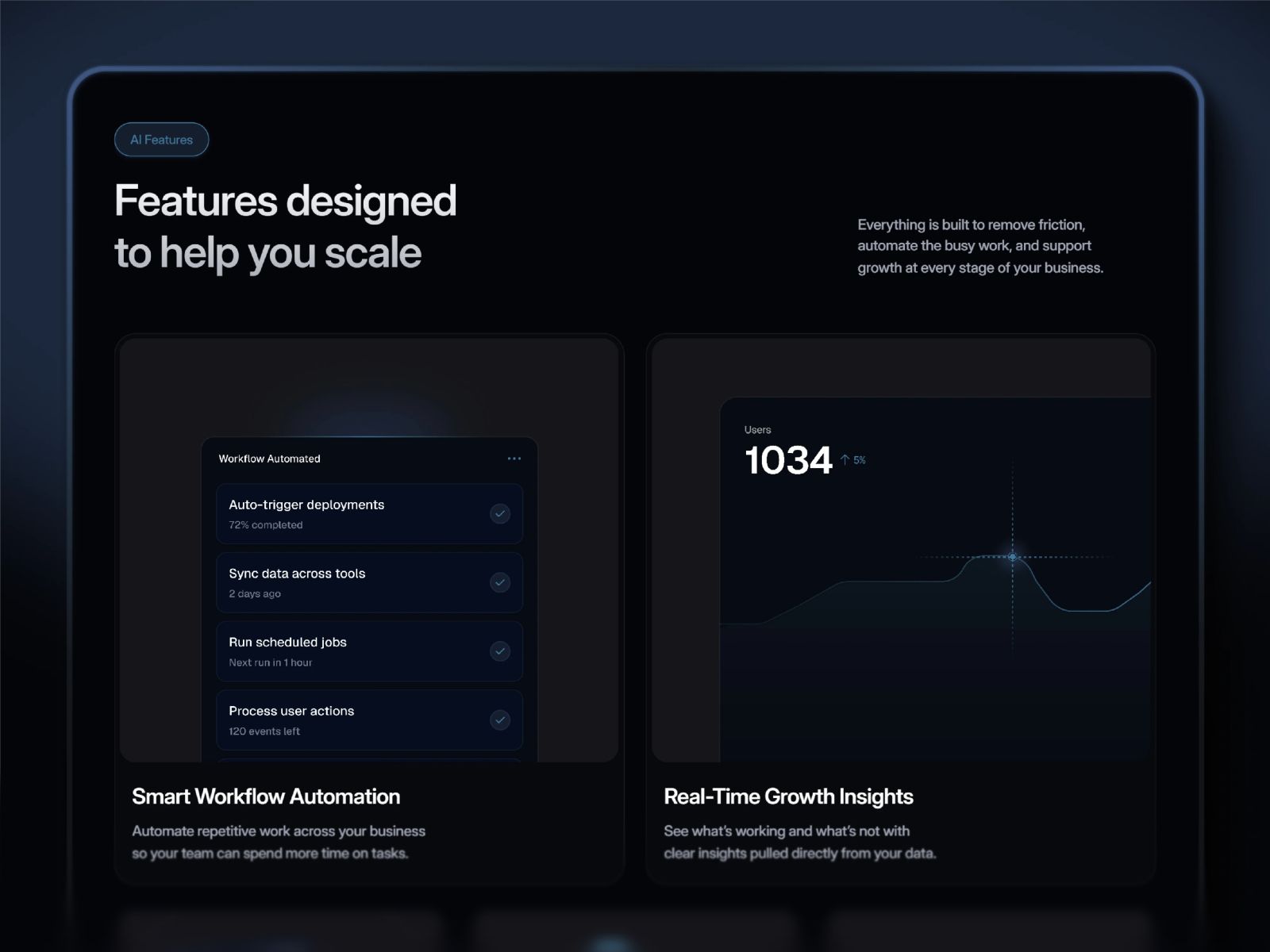 Exion — AI SaaS Landing Page Template screenshot 3